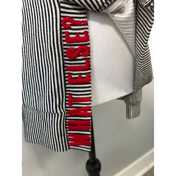 Zara Women’s Small High‎ Neck Striped Blouse Minimalist Preppy Coquette Style - Picture 4 of 9